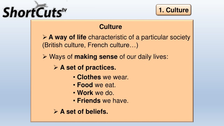 1 culture n.w