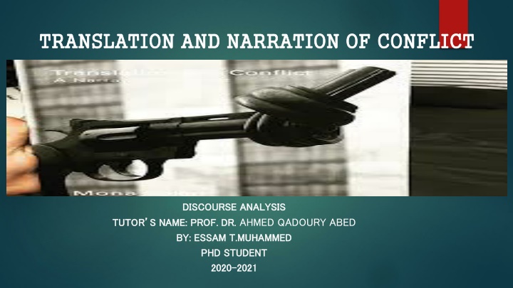 translation and narration of conflict translation n.w