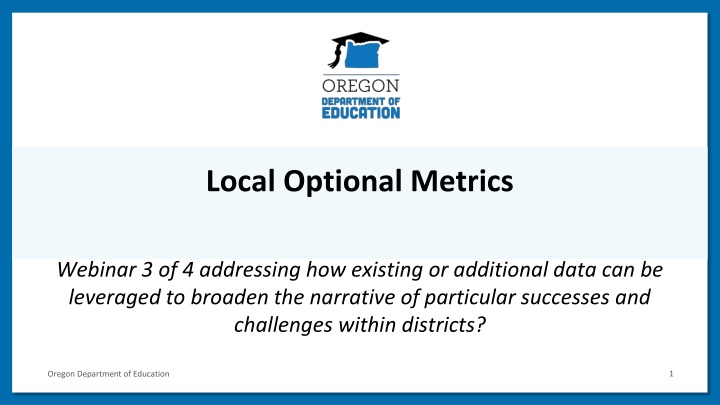 local optional metrics n.w