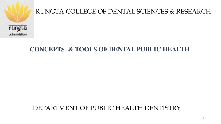 rungta college of dental sciences research n.w