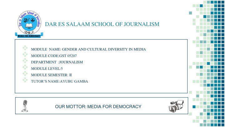 dar es salaam school of journalism n.w