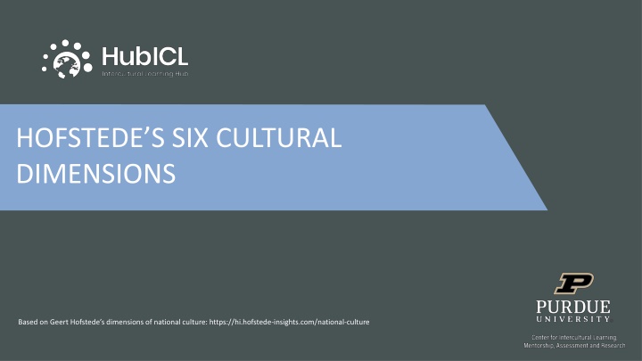 hofstede s six cultural dimensions n.w
