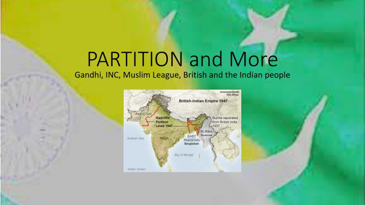 partition and more gandhi inc muslim league n.w