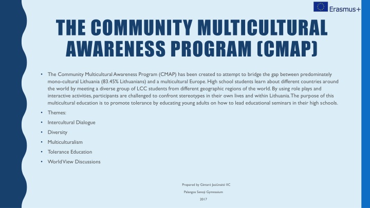 the community multicultural awareness program cmap n.w