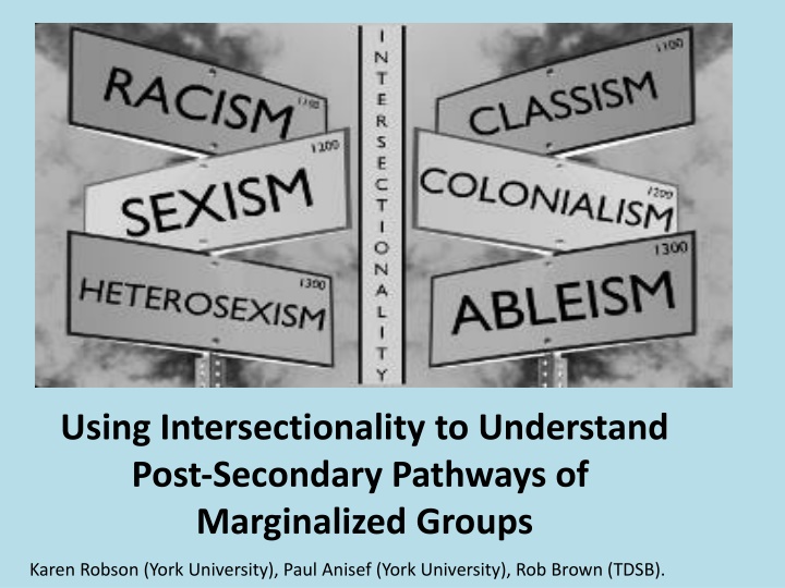 using intersectionality to understand post n.w