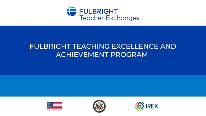 fulbright teaching excellence and achievement n.w