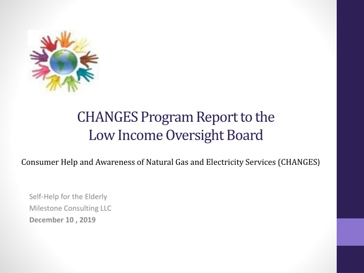 changes program report to the low income n.w