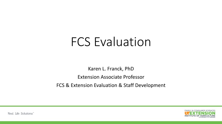 fcs evaluation n.w