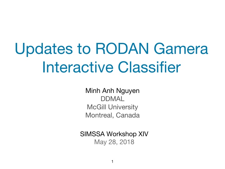 updates to rodan gamera interactive classifier n.w