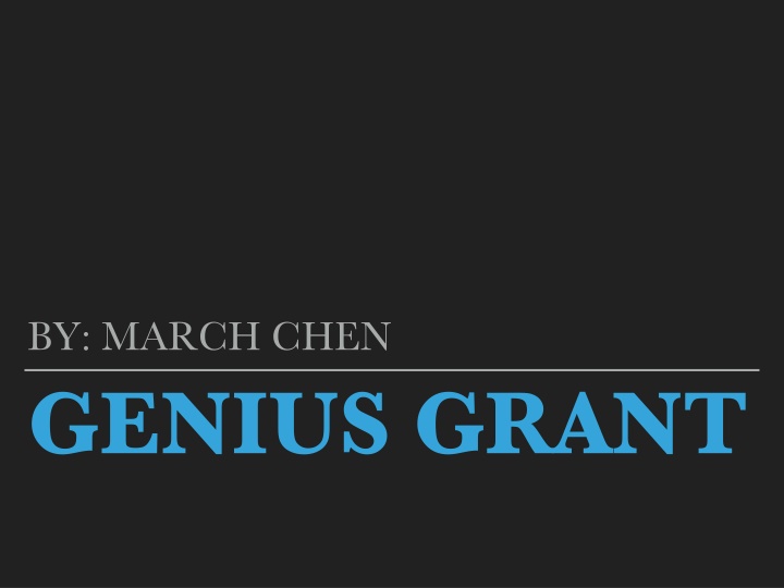 by march chen n.w