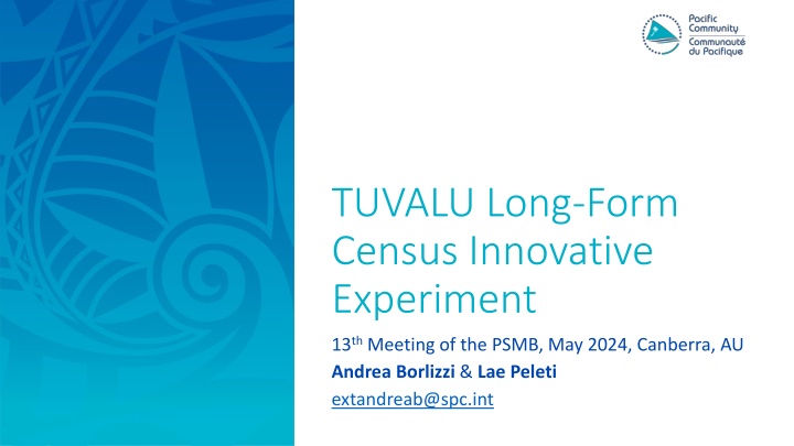 tuvalu long form census innovative experiment n.w