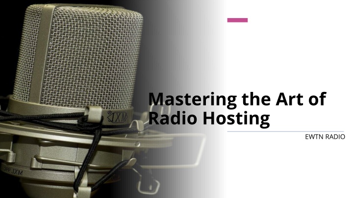 mastering the art of radio hosting n.w
