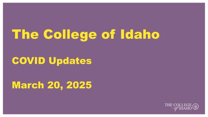 the college of idaho n.w