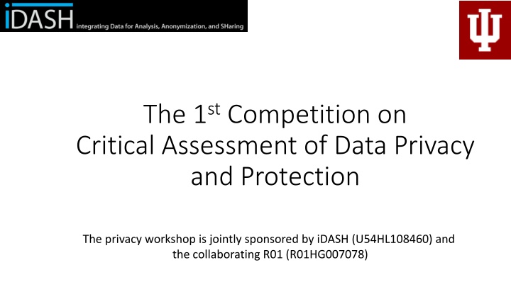 the 1 st competition on critical assessment n.w