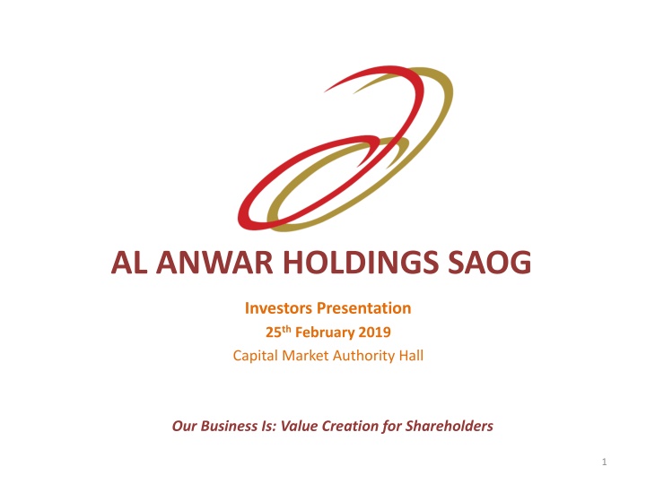 al anwar holdings saog n.w