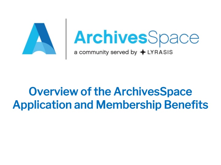 overview of the archivesspace overview n.w