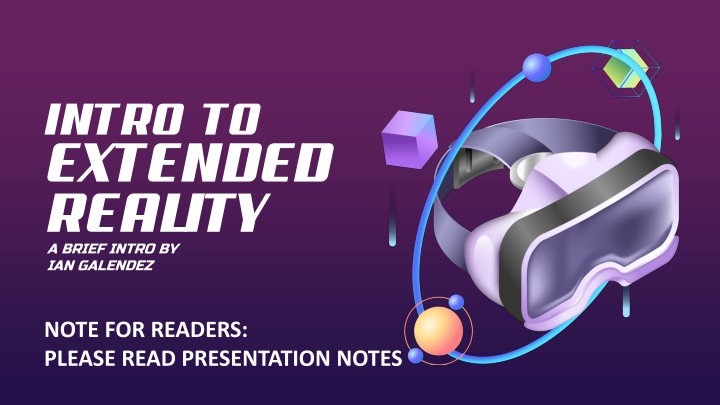 intro to extended reality a brief intro n.w