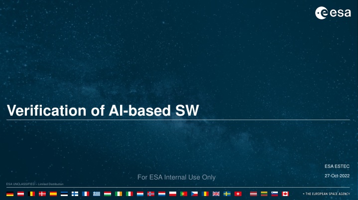 verification of ai based sw n.w