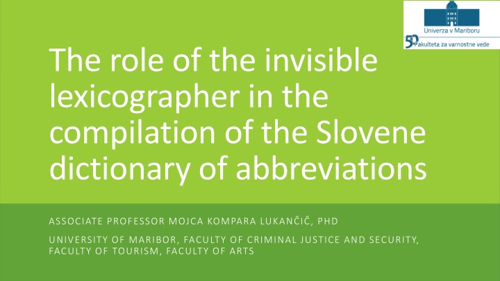the role of the invisible lexicographer n.w