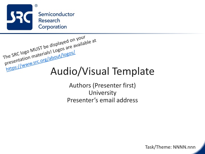 audio visual template n.w