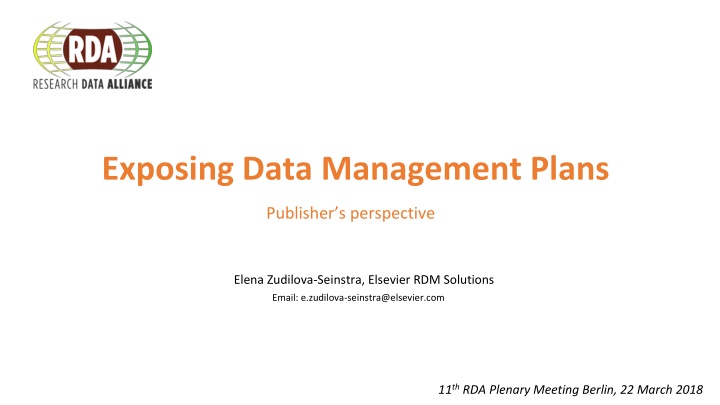 exposing data management plans n.w