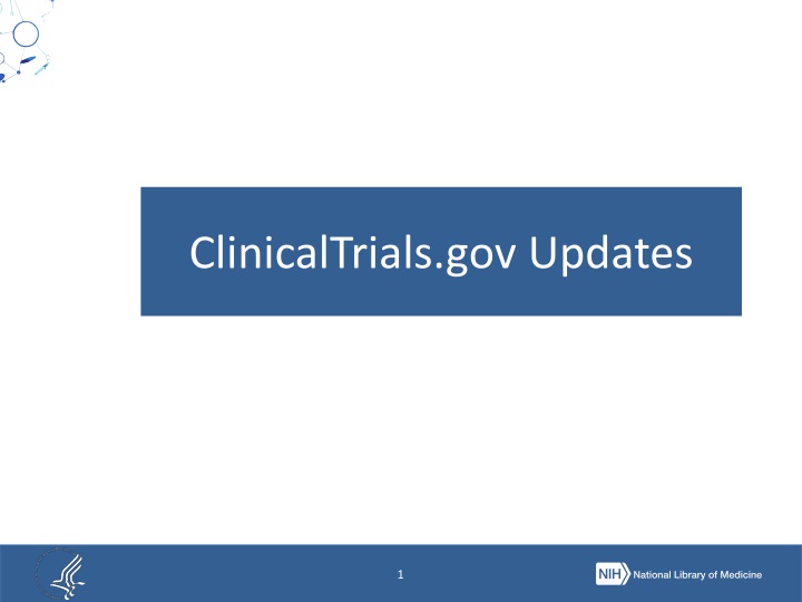 clinicaltrials gov updates n.w