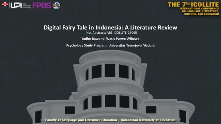 digital fairy tale in indonesia a literature n.w