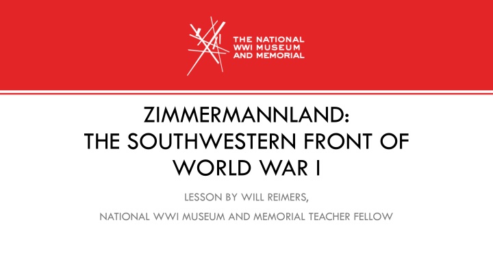 zimmermannland the southwestern front of world n.w