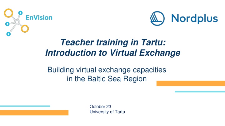 teacher training in tartu introduction to virtual n.w