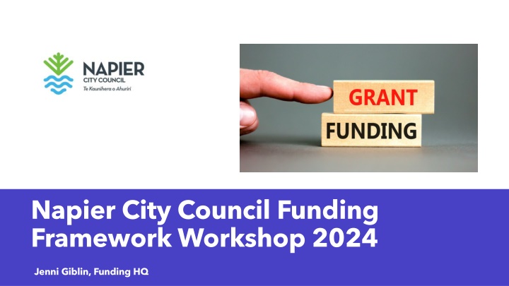 napier city council funding framework workshop n.w