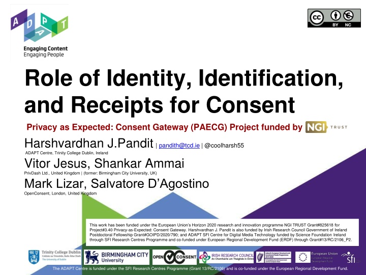 role of identity identification and receipts n.w