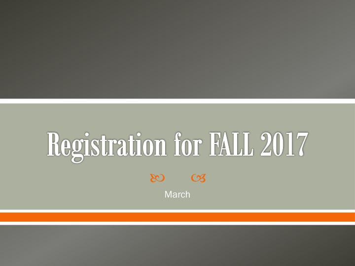 registration for fall 2017 n.w