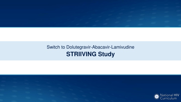 switch to dolutegravir abacavir lamivudine n.w