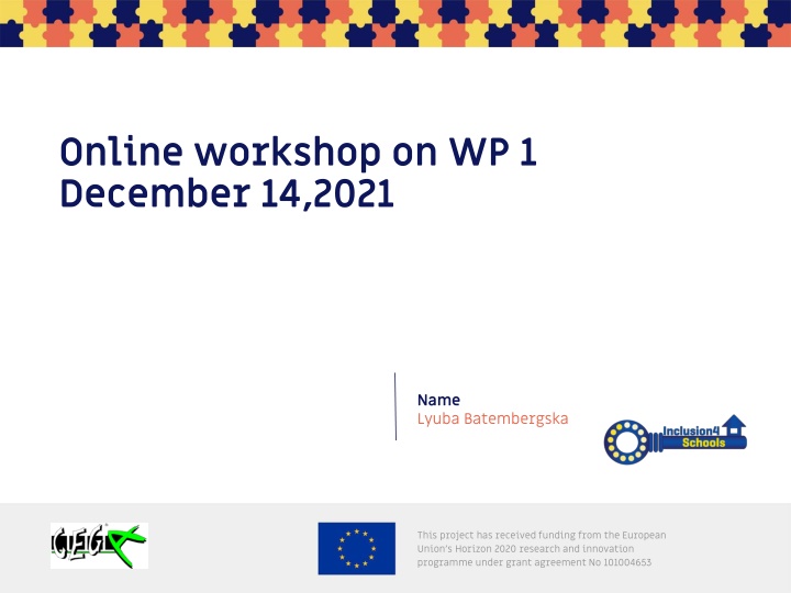 online workshop on wp 1 december 14 2021 n.w