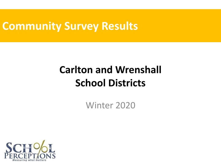 community survey results n.w