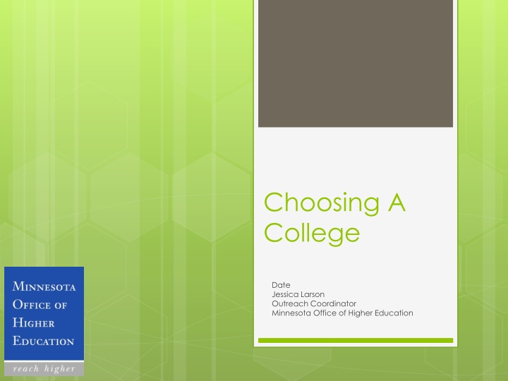 choosing a college n.w