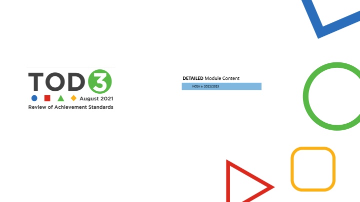 detailed module content n.w