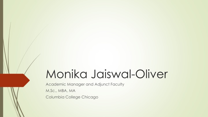 monika jaiswal oliver academic manager n.w