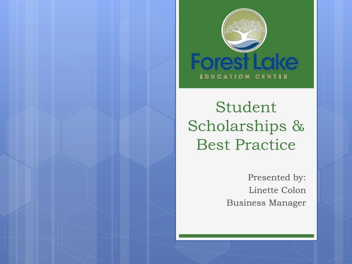 student scholarships best practice n.w