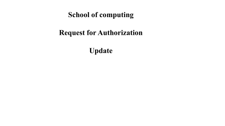 school of computing n.w
