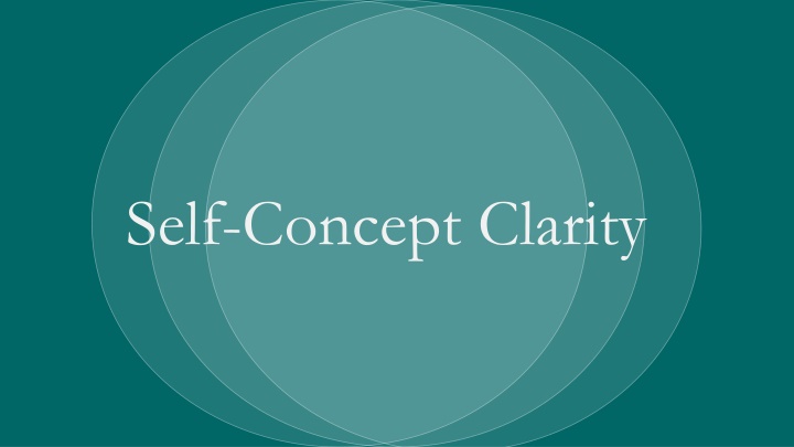 self concept clarity n.w