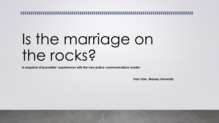 is the marriage on the rocks n.w