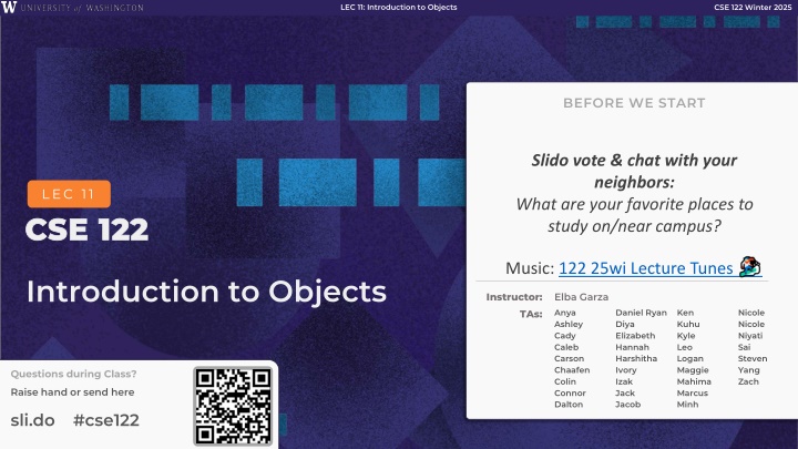 lec 11 introduction to objects n.w