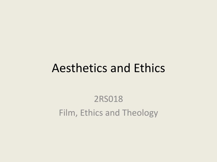 Film Ethics and Ideology Analysis