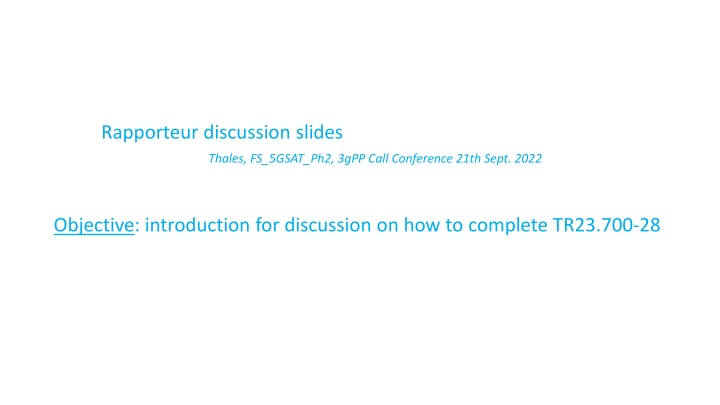 rapporteur discussion slides n.w