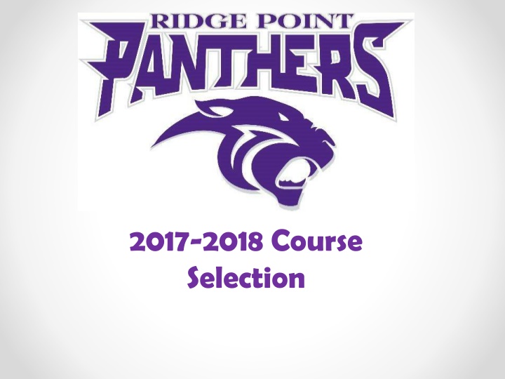 2017 2018 course selection n.w