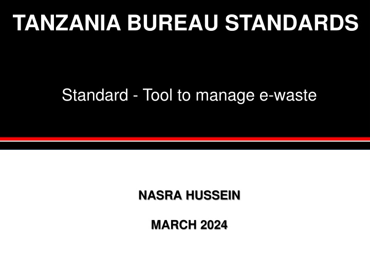 tanzania bureau standards n.w