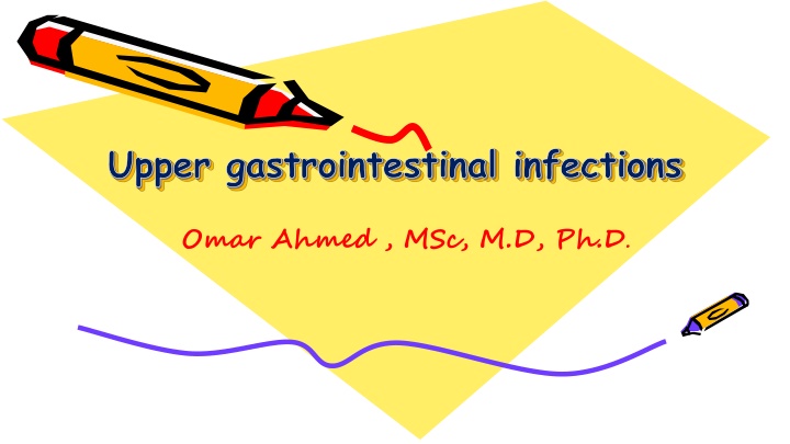 upper gastrointestinal infections n.w