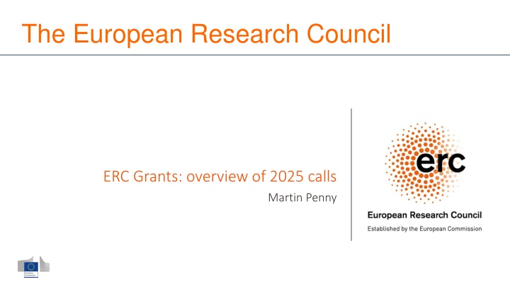 the european research council n.w