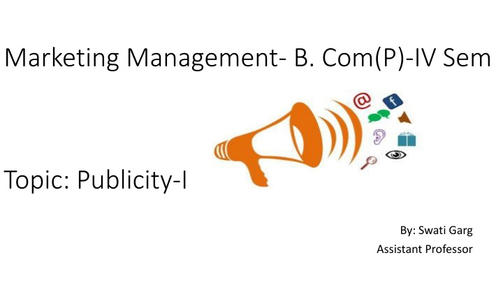 marketing management b com p iv sem n.w